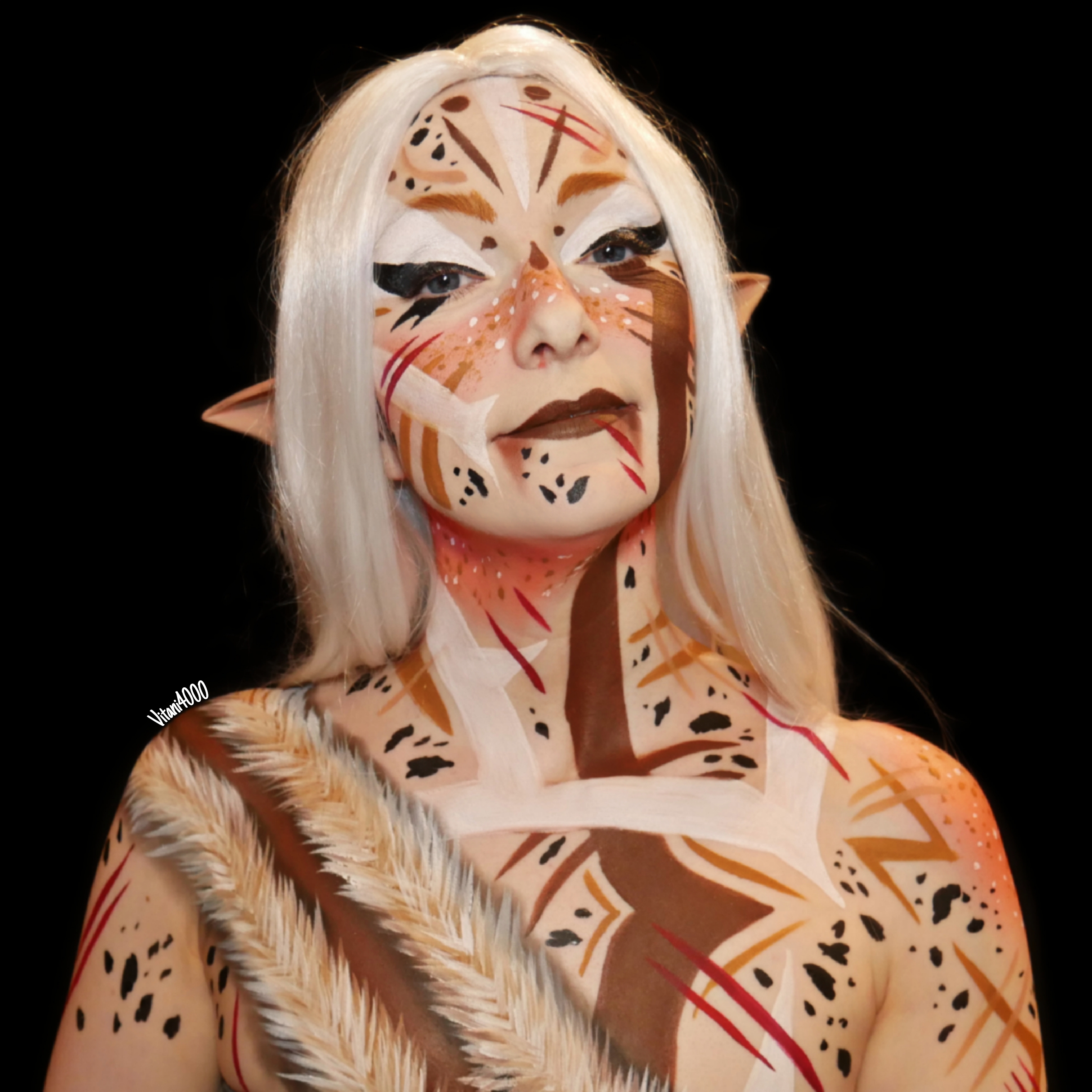 Warrior elf - Bodypaint 5/6