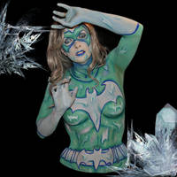 Frozen Batgirl - Bodypaint 2/10