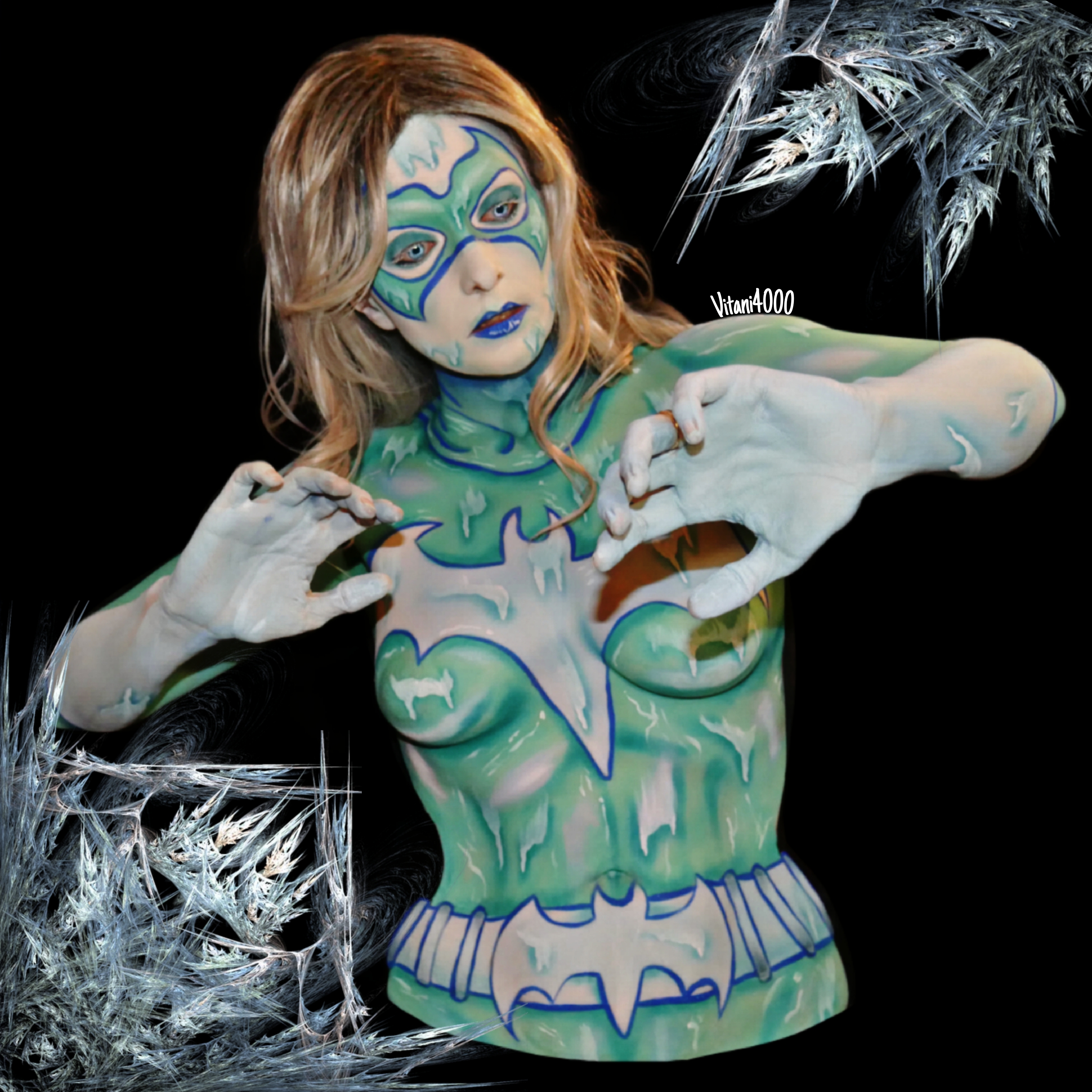 Frozen Batgirl - Bodypaint 9/10