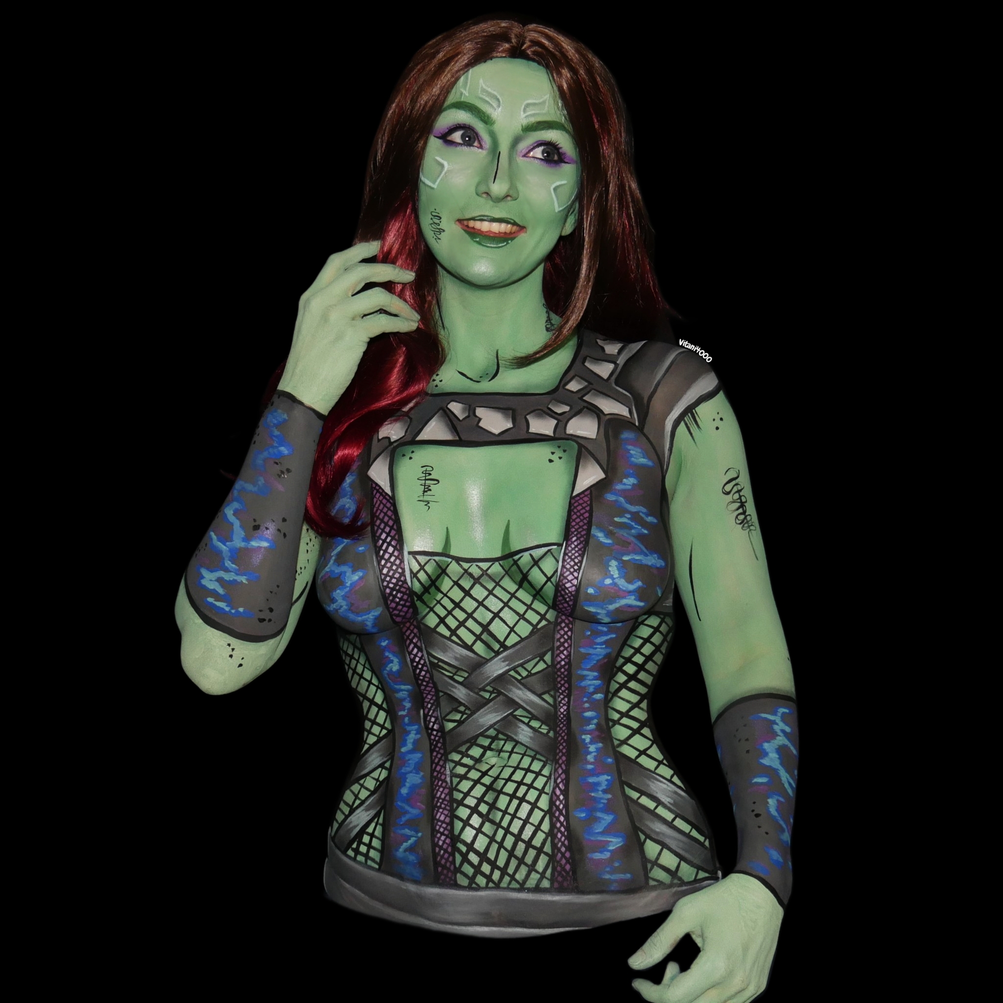 Gamora - Bodypaint 9/10