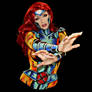 Jean Grey X-men - Bodypaint 2/6