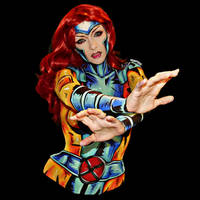 Jean Grey X-men - Bodypaint 2/6