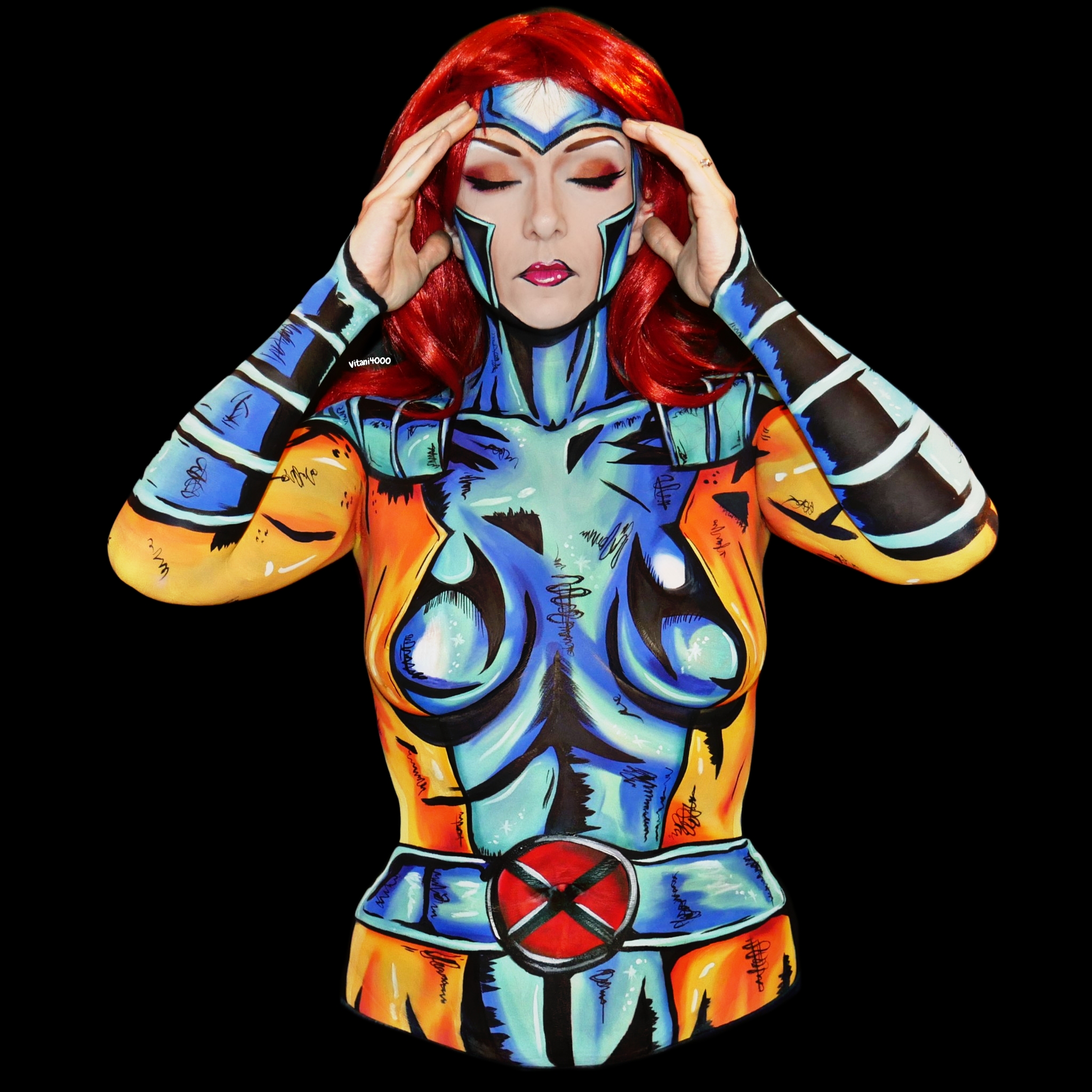 Jean Grey X-men - Bodypaint 3/6