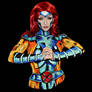 Jean Grey X-men - Bodypaint 4/6