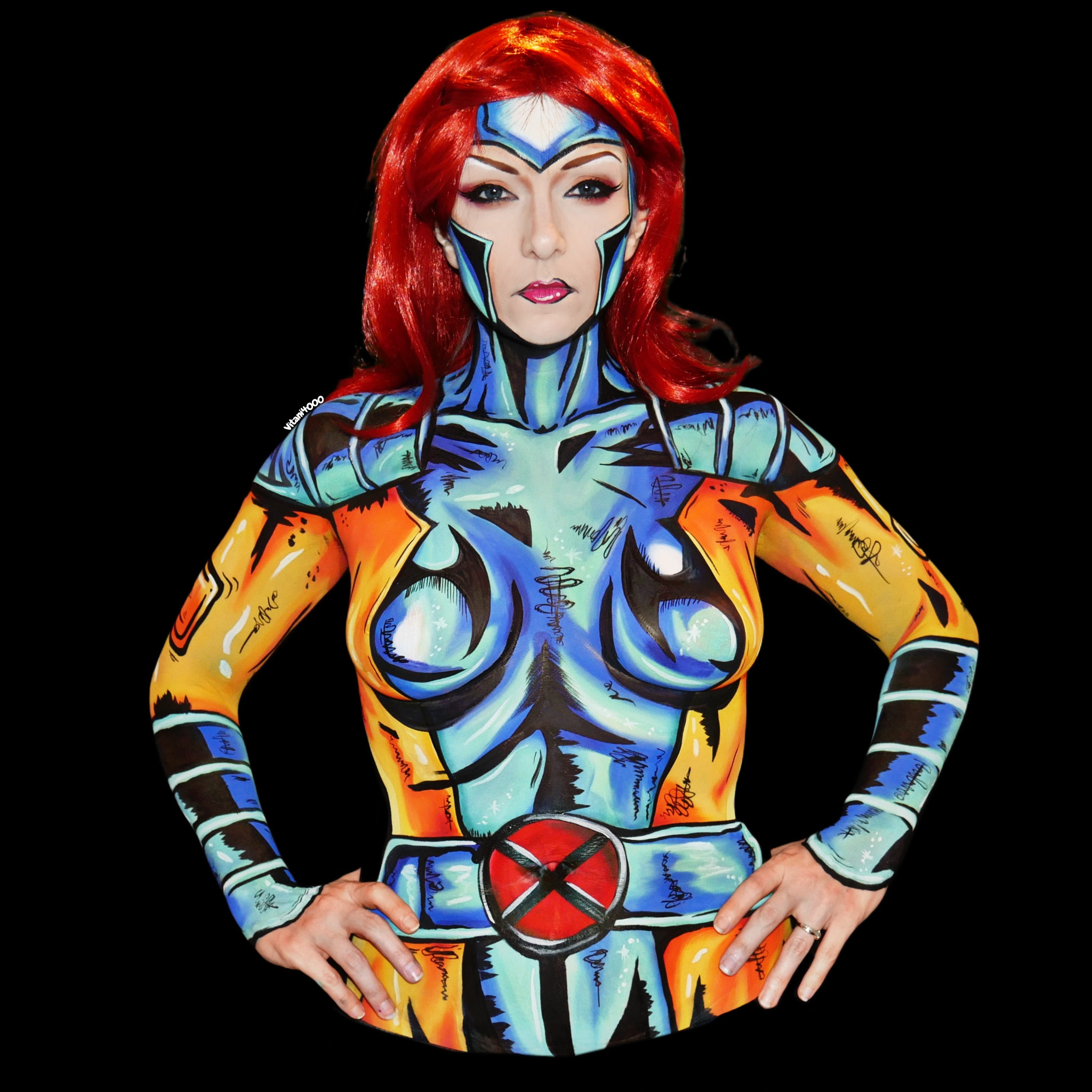 Jean Grey X-men - Bodypaint 6/6