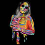 Melting rainbow skeleton - Bodypaint 2/5