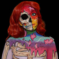 Rainbow Zombie - Bodypaint 2/3