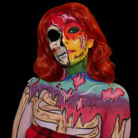 Rainbow Zombie - Bodypaint 3/3