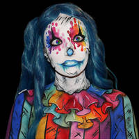 Rainbow clown - Bodypaint 1/6
