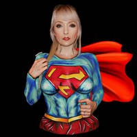 Supergirl - Bodypaint 2/12