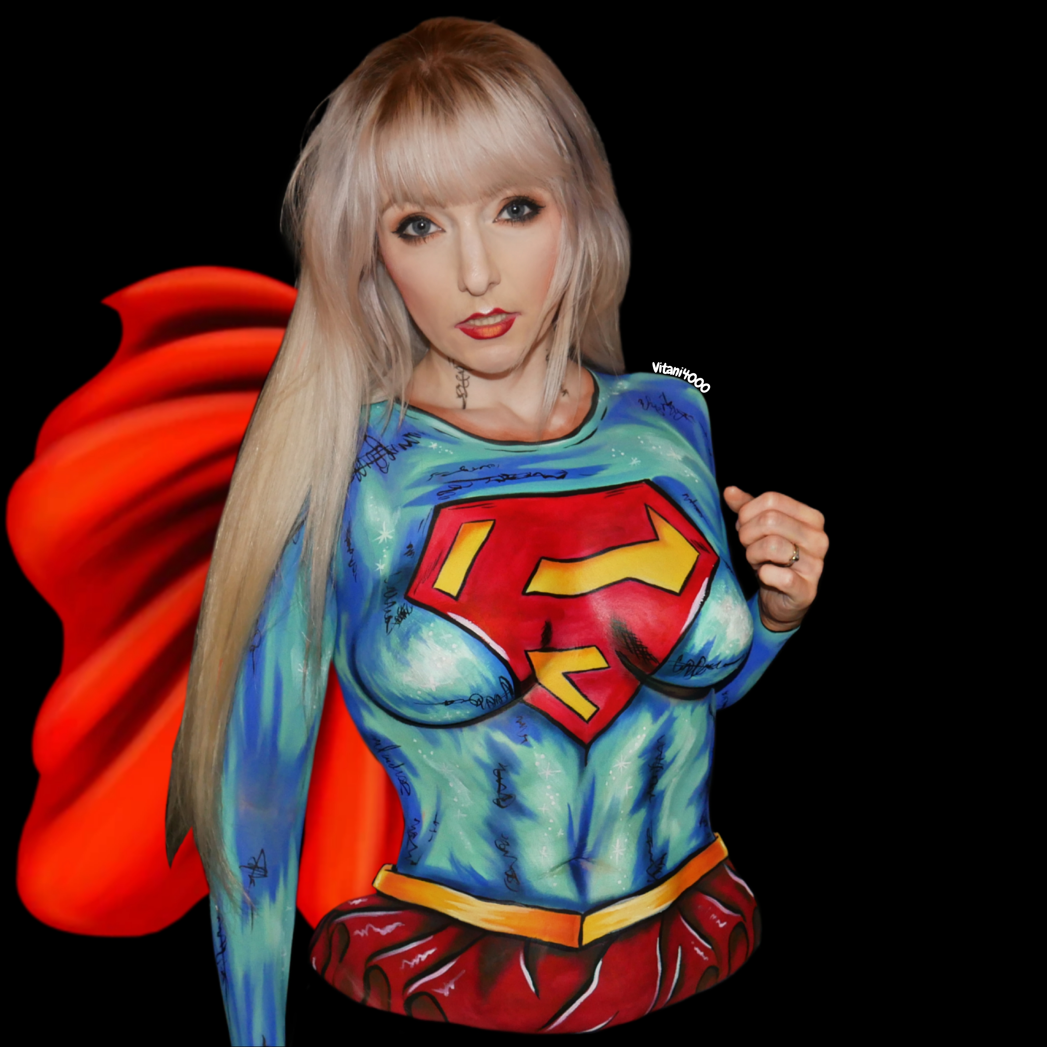 Supergirl - Bodypaint 7/12