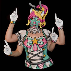 Estrella the clown - Bodypaint 3/12