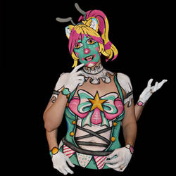 Estrella the clown - Bodypaint 4/12