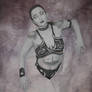 Slave Leia Frozen in carbonite - Bodypaint 2/5