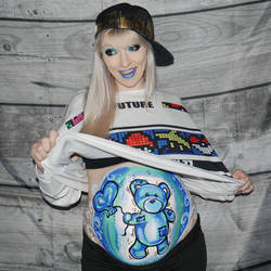 Teddybear - Maternity Bodypaint 1/6