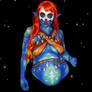 WoW Troll - Maternity Bodypaint 3/5