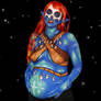WoW Troll - Maternity Bodypaint 4/5