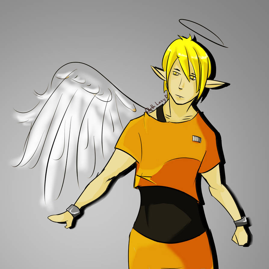 Angel Elf Elf angel by Darth-Lazy-Projects on DeviantArt