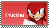Knuckles the Echidna Stamp by ChoppingGirl
