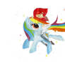 Rainbow Dash and Lauren