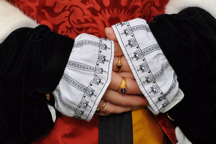 Katherine Howard Cuffs by VickitoriaEmbroidery