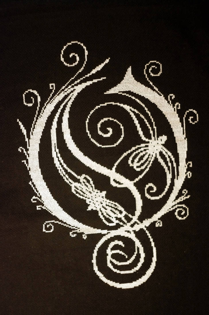 Opeth Logo Cross Stitch