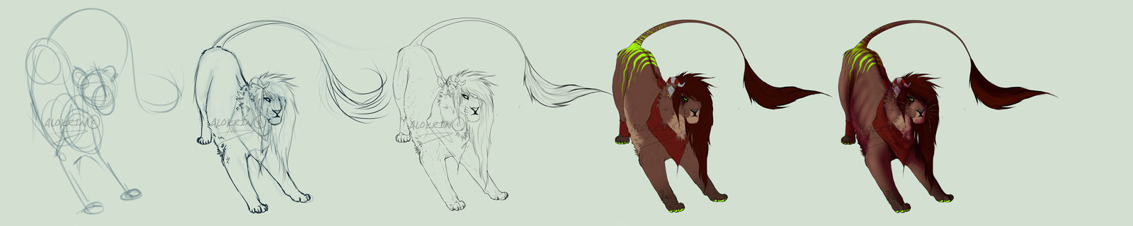 Simple Draw Progression Drawing progression by Iwun on DeviantArt