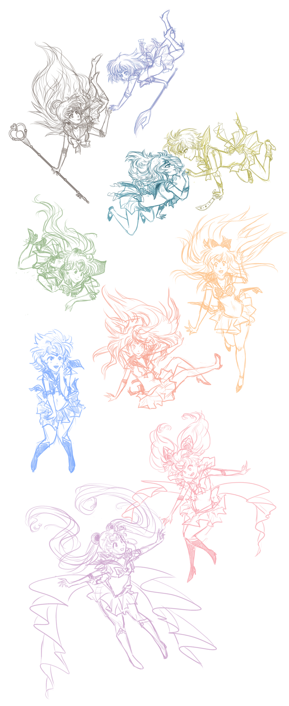 Sailor Moon 10 - WIP 1