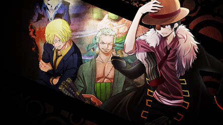 One Piece Monster Trio Wallpaper HD