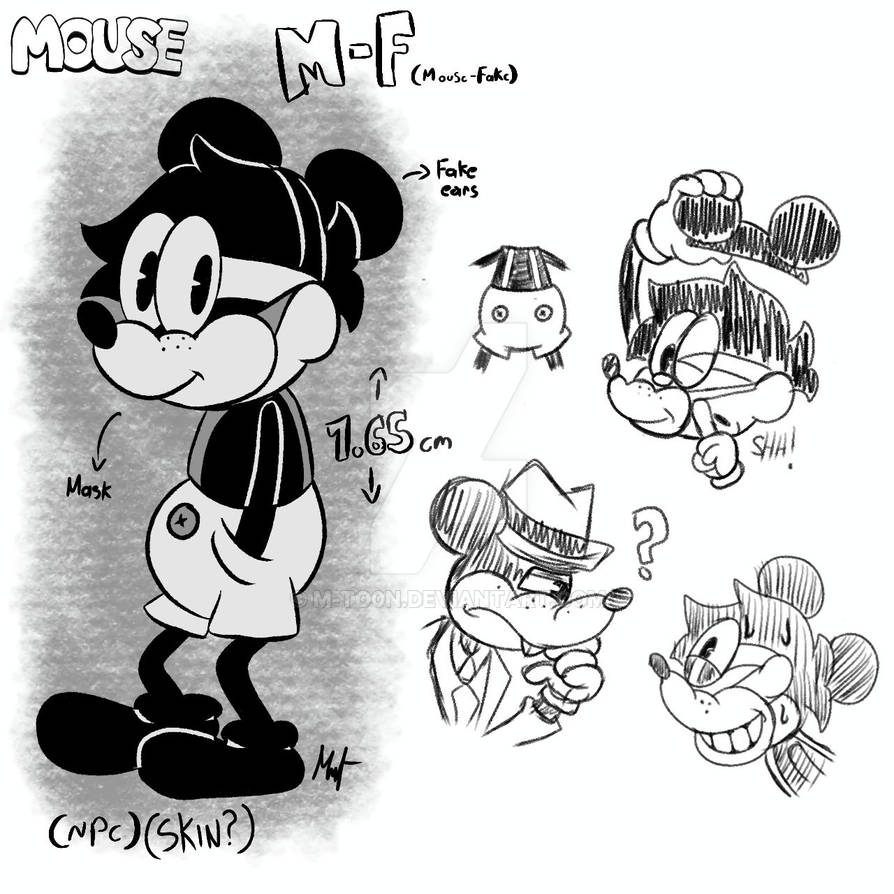 Mouse Fan Made Mouse P.I Concept Character (Fan-Made) by M-To0N on DeviantArt