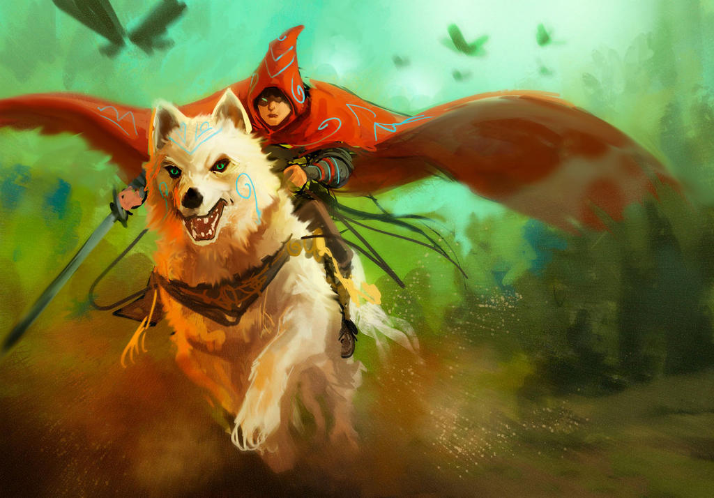 Wolf rider by dleoblack on DeviantArt