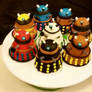 Mini Dalek Cakes