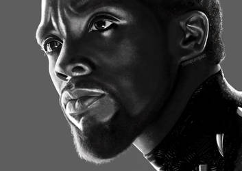 Black Panther Fan Art (Chadwick Boseman Tribute)