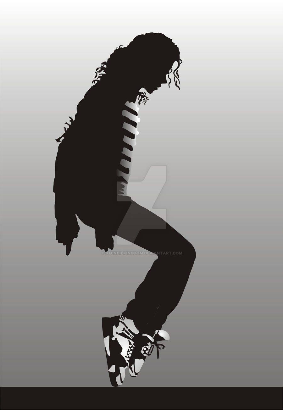 Michael Jackson Silhouette by Stencilkingdom on DeviantArt