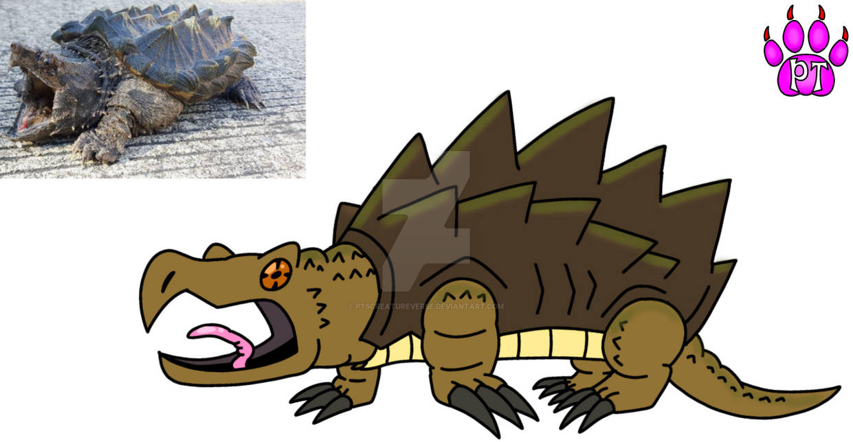 Alligator Snapping Turtle by PTsCreatureVerse on DeviantArt