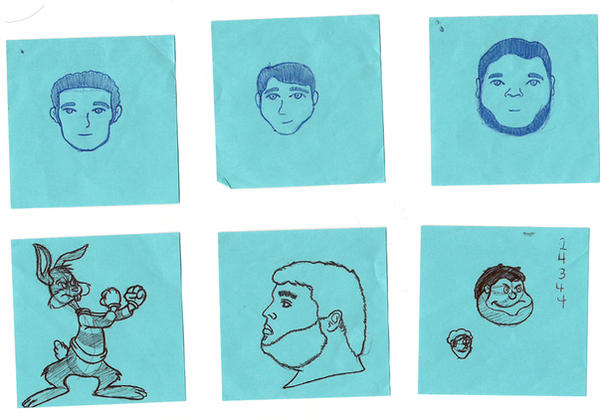 Random Post It Random Post It Sketches by The-Paxman on DeviantArt
