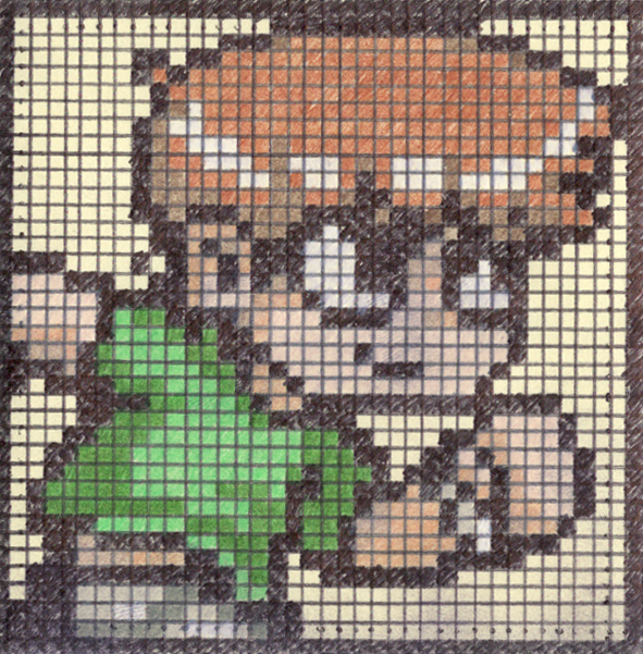 Scott Pilgrim Pixel Post-it