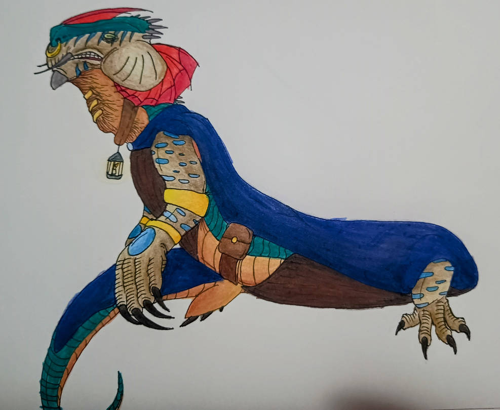 Ruby Crest Vampire Lizard by XGasterAmassado on DeviantArt