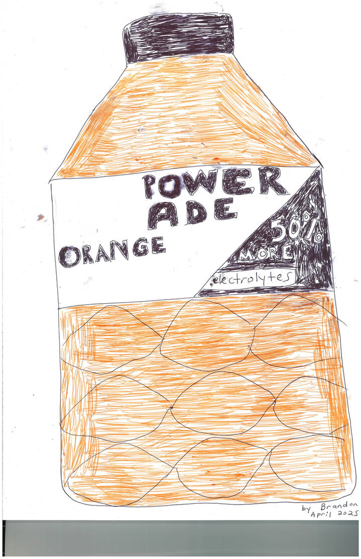 Powerade Coloring orange powerade by lownestarre on DeviantArt