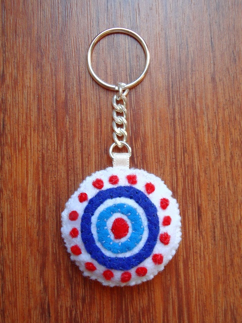 Oceanic Airlines felt keychain