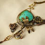 turquoise and dragonfly