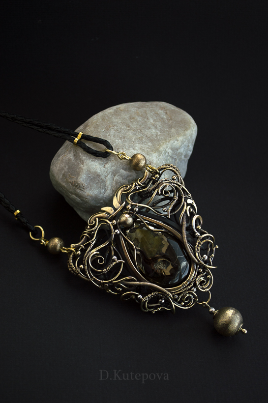 pendants wirewrap D.Kutepova