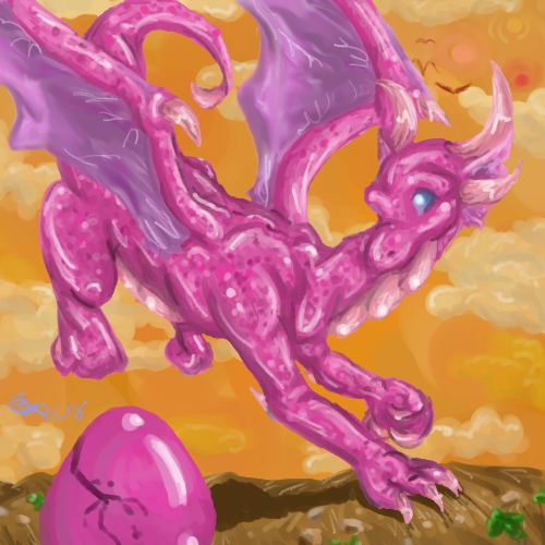 Pink dragon