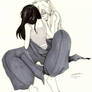 Inuyasha And Kagome Cuddles