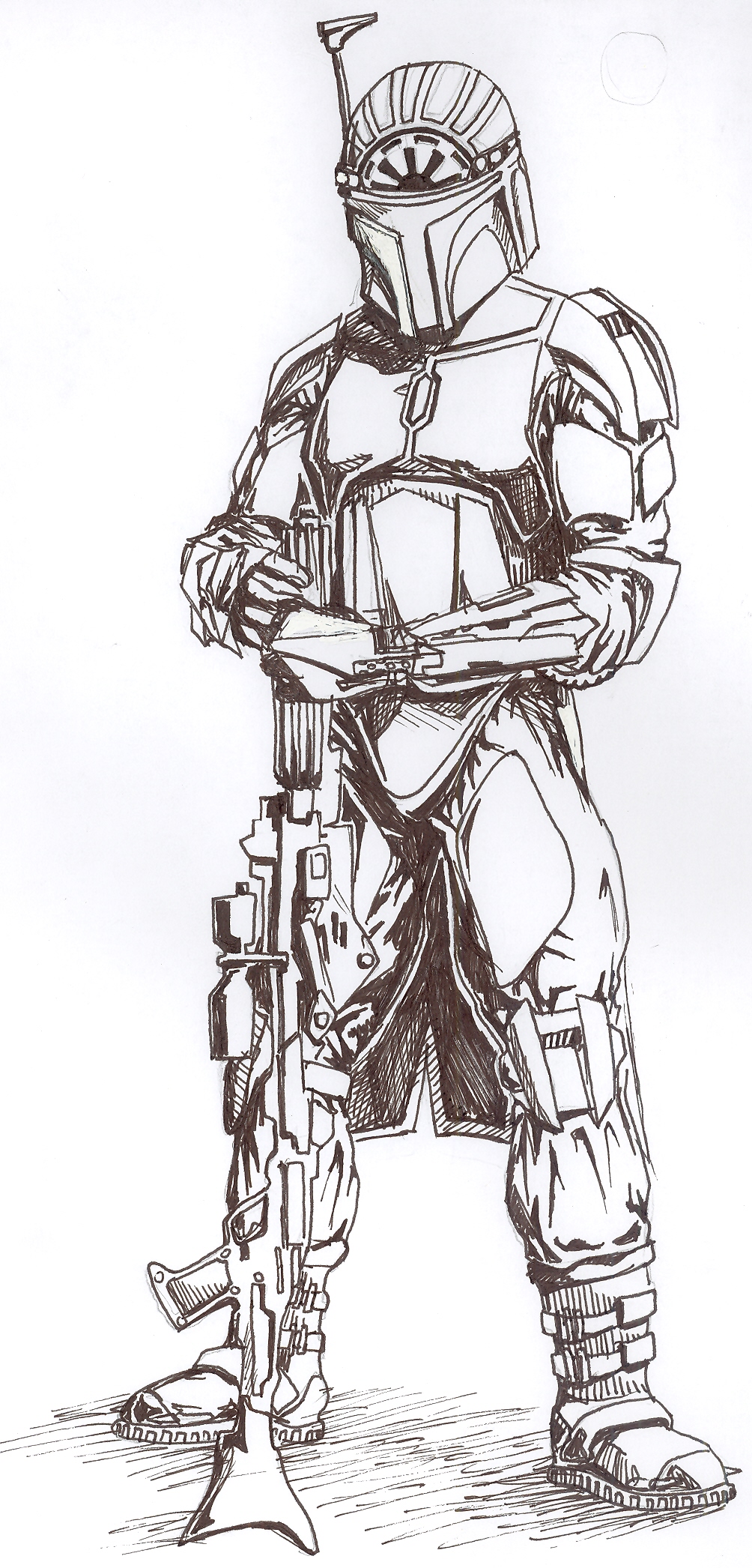 My Mando Self Ink by Delta2094 on DeviantArt