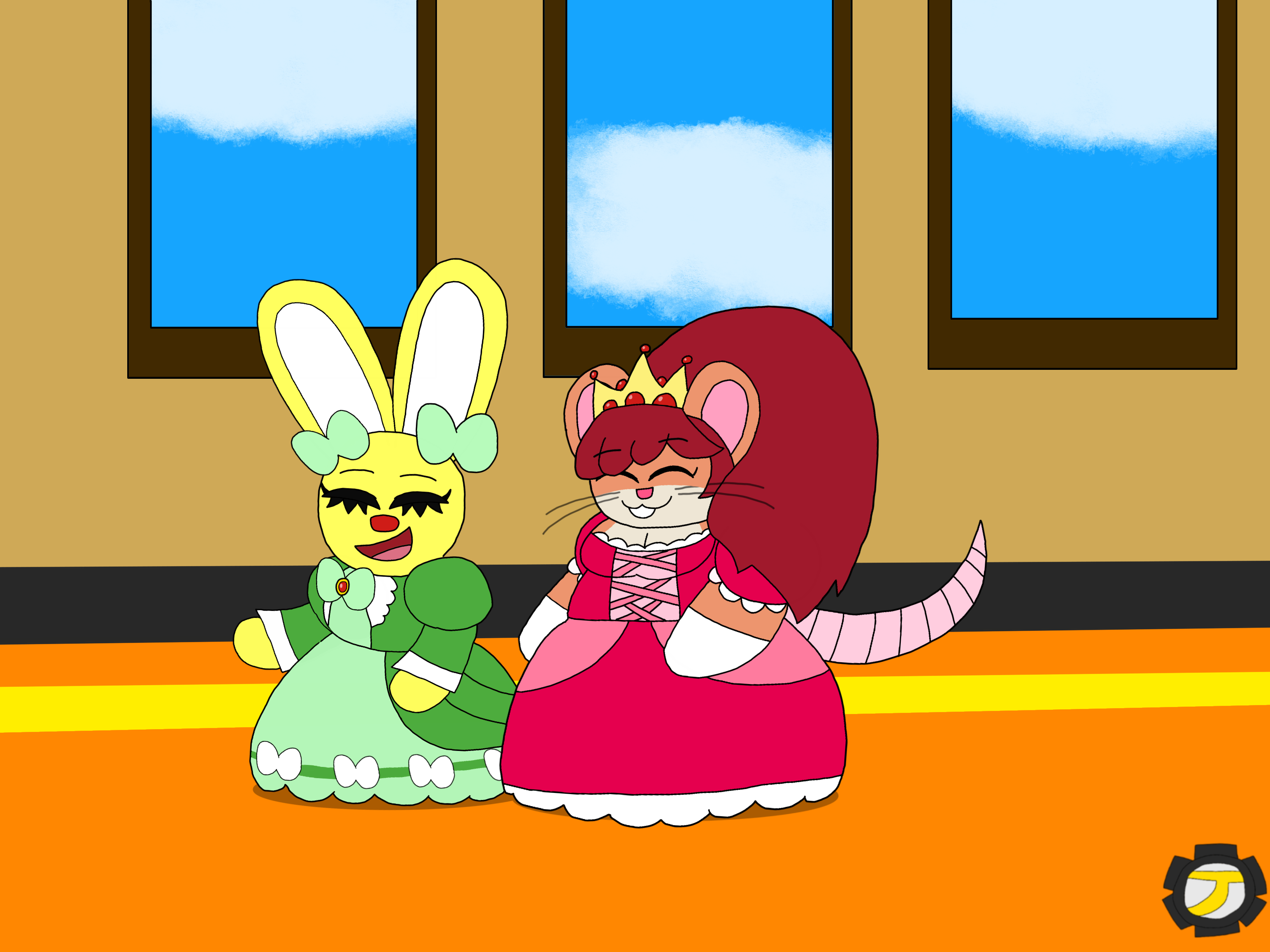 Princess chatting up by Jameswork on DeviantArt