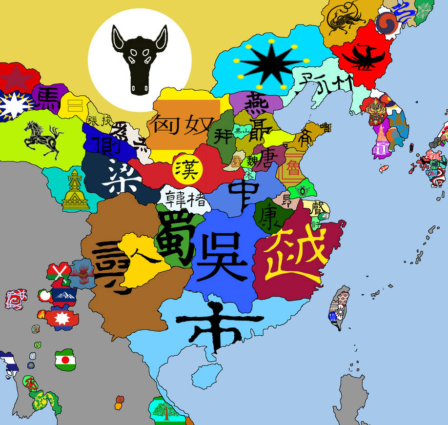 Fall of the Han Flag Map by LuckyTheSkunk on DeviantArt