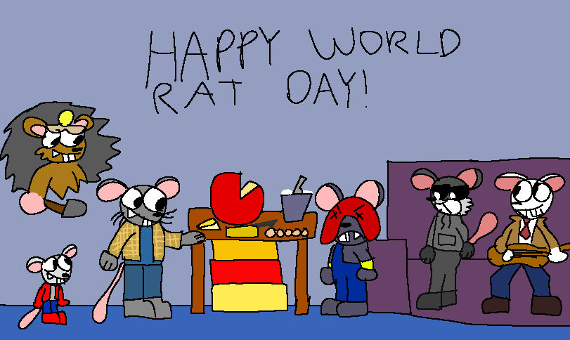 Rat Rq RQ 4: Happy World Rat Day! by LuckyTheSkunk on DeviantArt