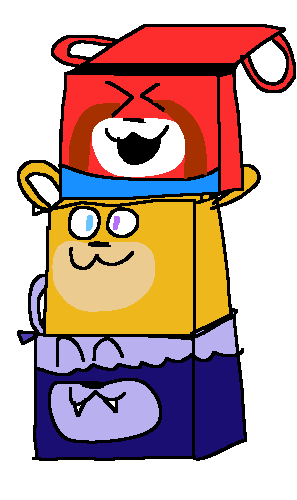 Stack of Fast Food Bag Friends!