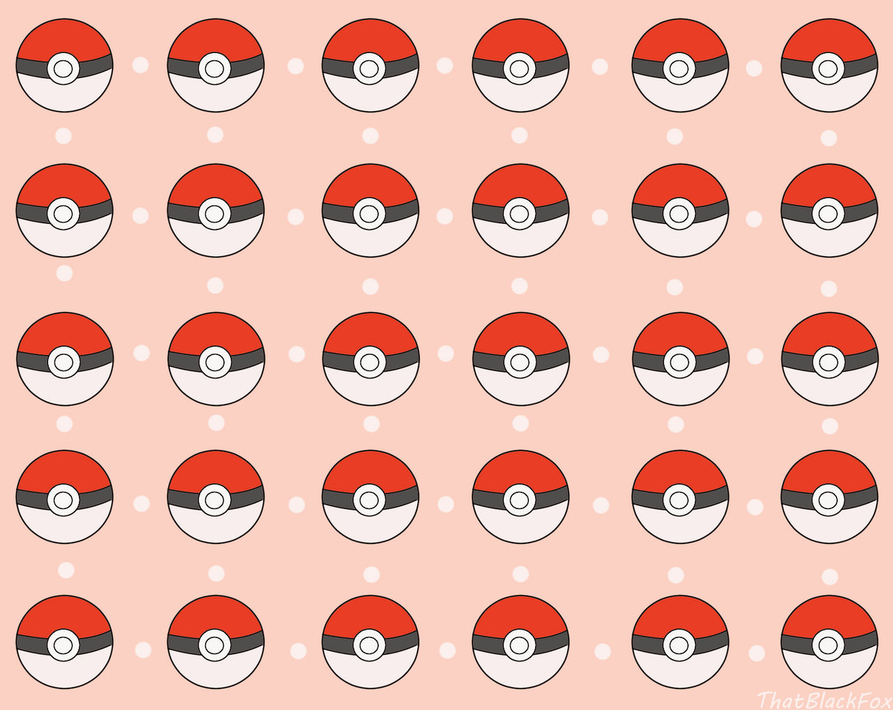 FREE TO USE Poke Ball Pattern by ThatBlackFox on DeviantArt